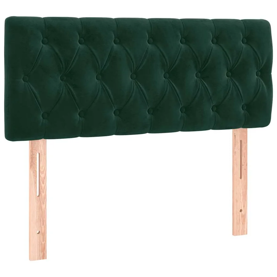 Tête de lit Vert foncé 90x7x78/88 cm Velours - 2