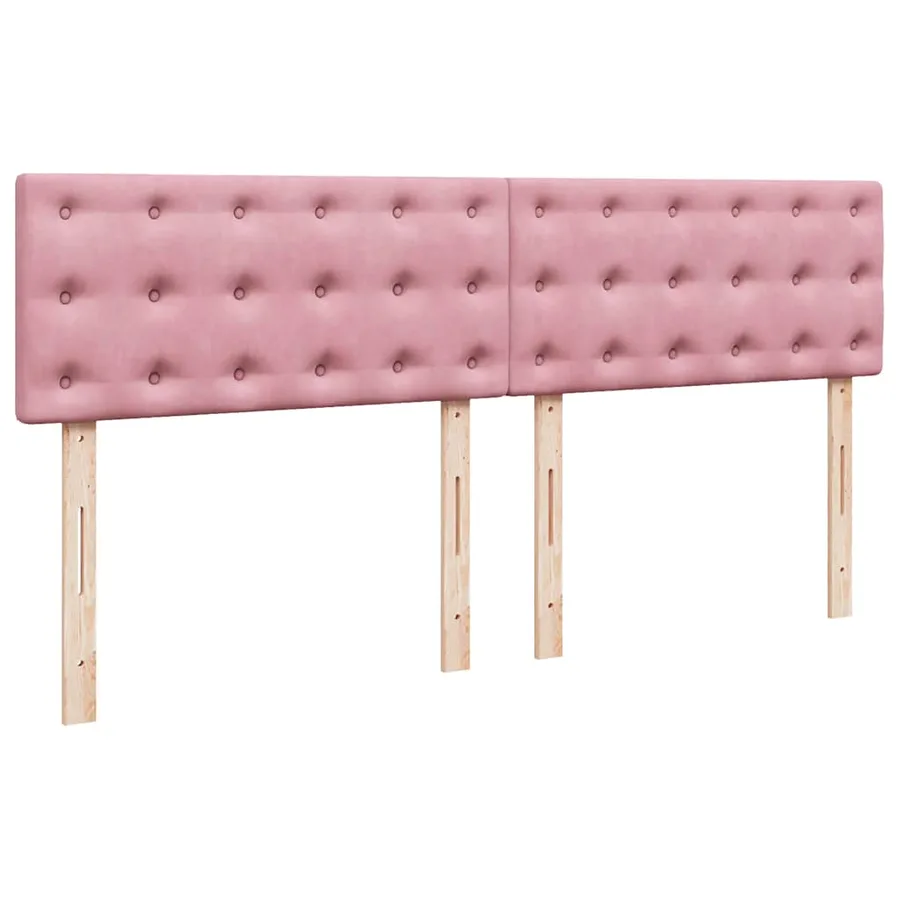 Sommier à lattes de lit avec matelas Rose 180x200 cm Velours - 5