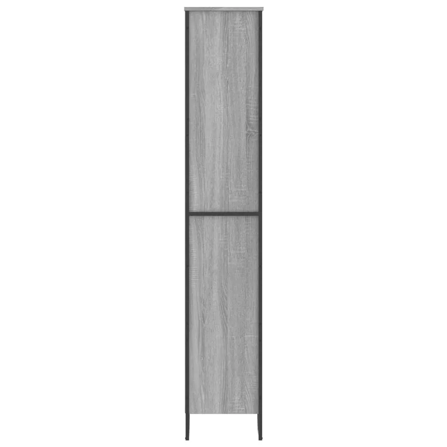 Bibliothèque sonoma gris 80x31x169 cm bois d'ingénierie - 5