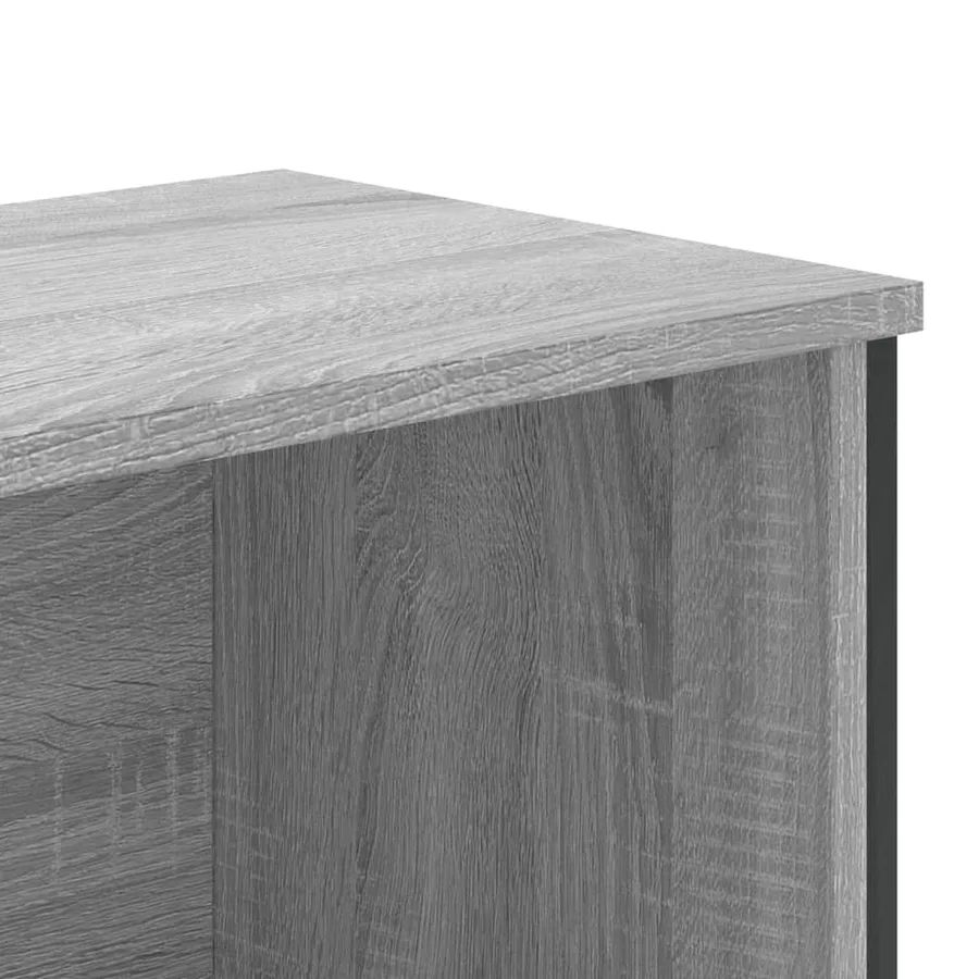 Bibliothèque sonoma gris 80x31x169 cm bois d'ingénierie - 7