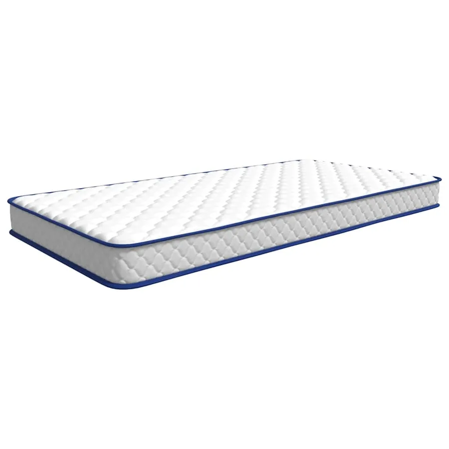 Matelas en mousse à mémoire de forme blanc 90x190x17 cm doux - 3