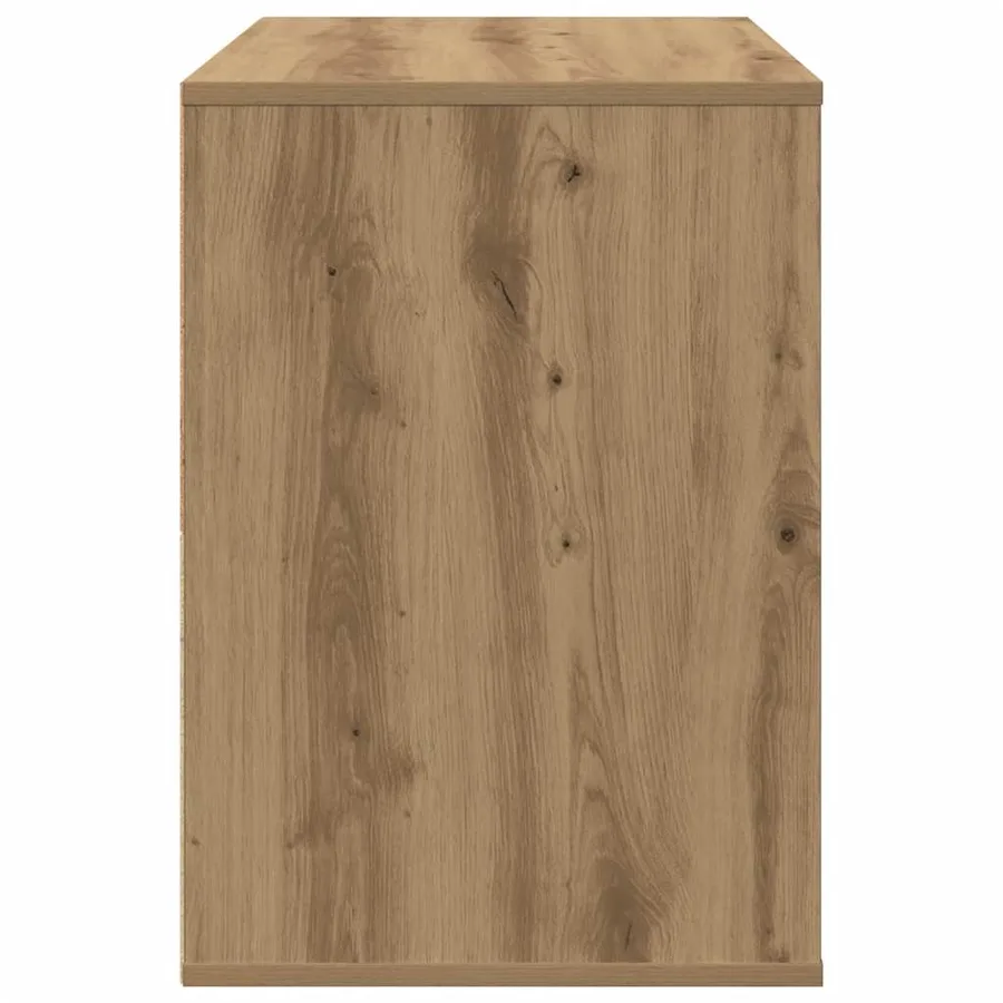 Commode d'angle chêne artisanal 60x41x58 cm bois d'ingénierie - 7