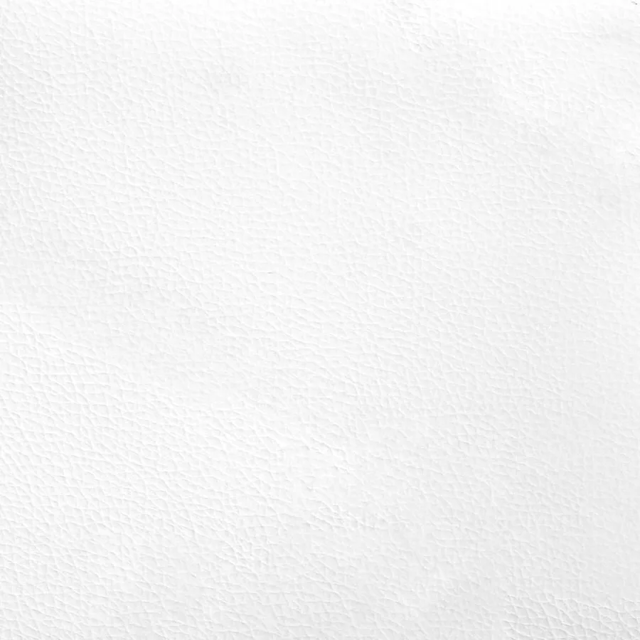 Chaise longue avec coussins blanc similicuir - 7