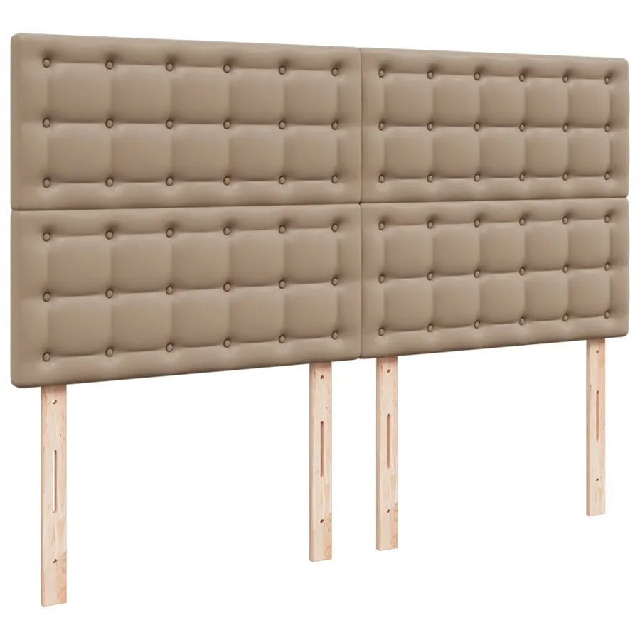 Sommier à lattes de lit avec matelas Cappuccino 180x200 cm - 8