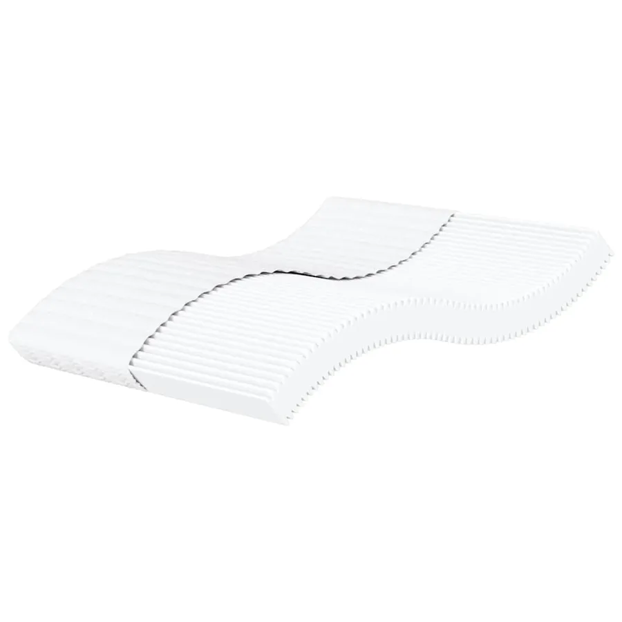 Matelas en mousse blanc 200x220 cm dureté H2 H3