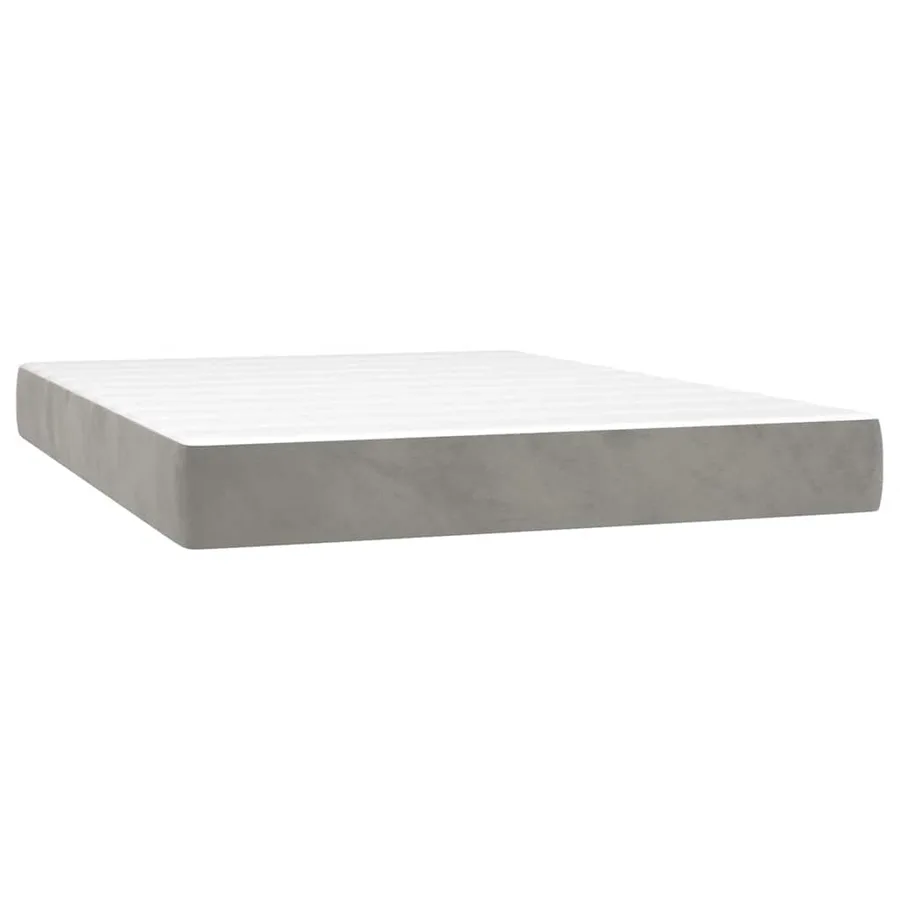 Matelas à ressorts ensachés 120 x 210 cm Gris clair - 2