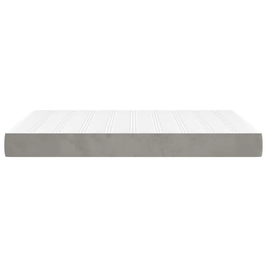 Matelas à ressorts ensachés 120 x 210 cm Gris clair - 4