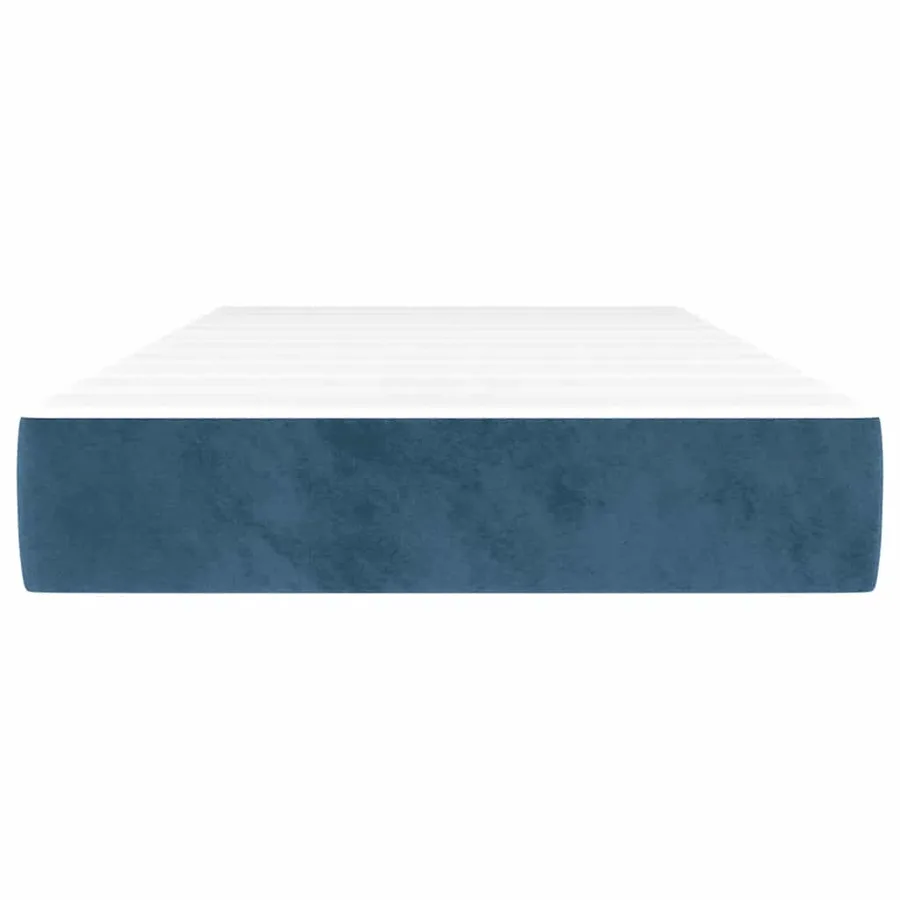 Matelas à ressorts ensachés 100 x 210 cm Bleu foncé - 3