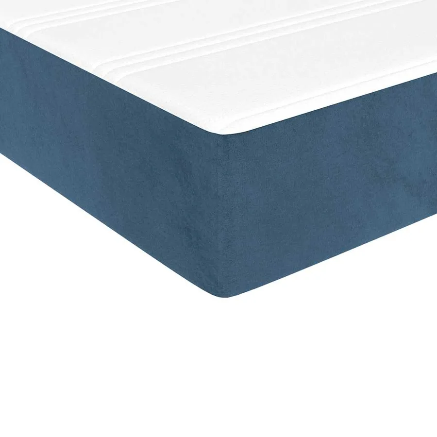Matelas à ressorts ensachés 100 x 210 cm Bleu foncé - 5