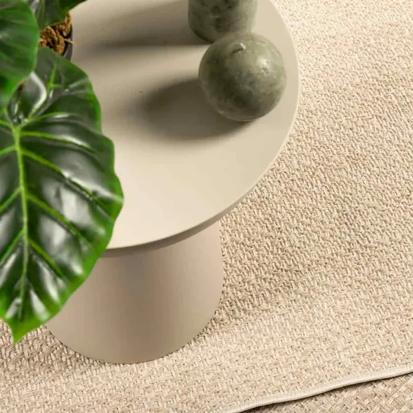 Tapis ZIZUR beige 160x230 cm aspect de jute intérieur extérieur