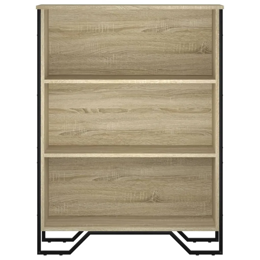 Bibliothèque chêne sonoma 80x31x106 cm bois d'ingénierie - 4