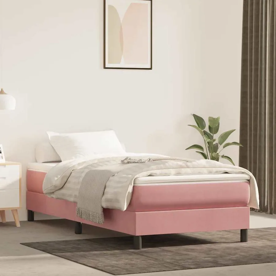 Matelas à ressorts ensachés 90 x 210 cm Rose