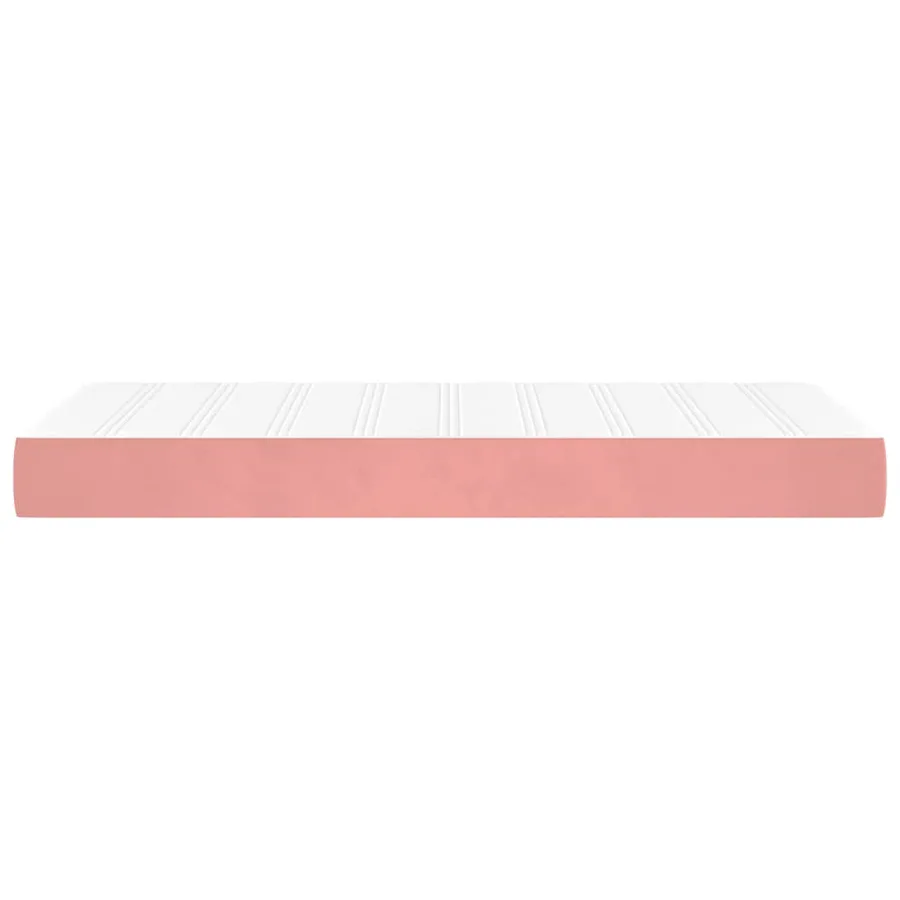 Matelas à ressorts ensachés 90 x 210 cm Rose - 4