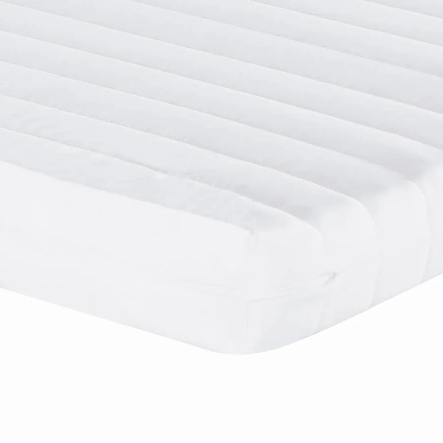Matelas en mousse blanc 160x210 cm 7 zones dureté 20 ILD - 7