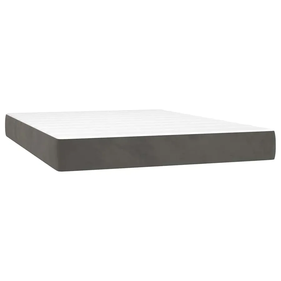 Matelas à ressorts ensachés 140 x 210 cm Gris foncé - 2