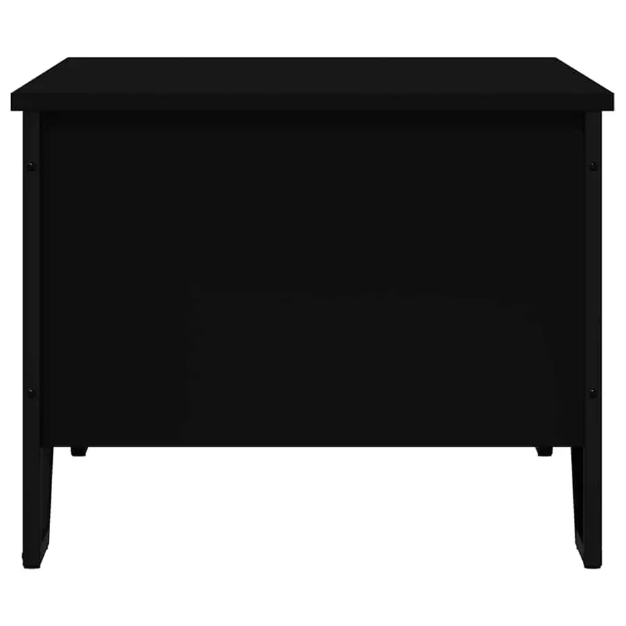 Table basse noir 100x51x40 cm bois d'ingénierie - 6