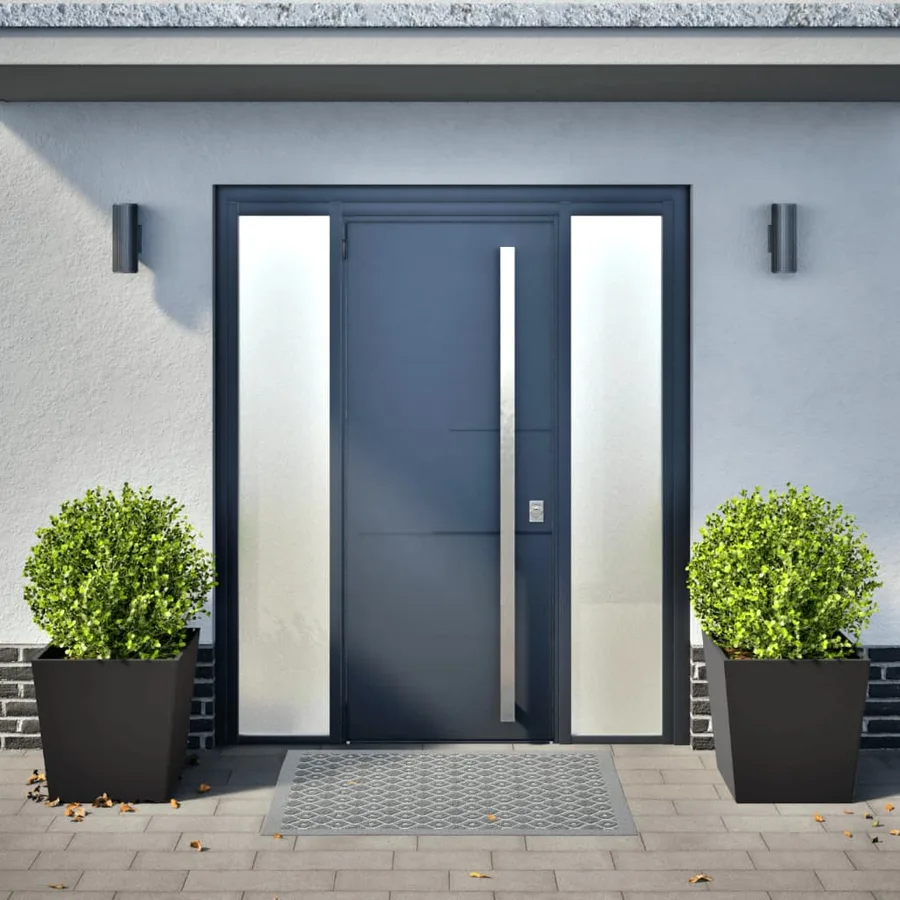 Jardinières 2 pcs noir 50x50x50 cm acier - 3