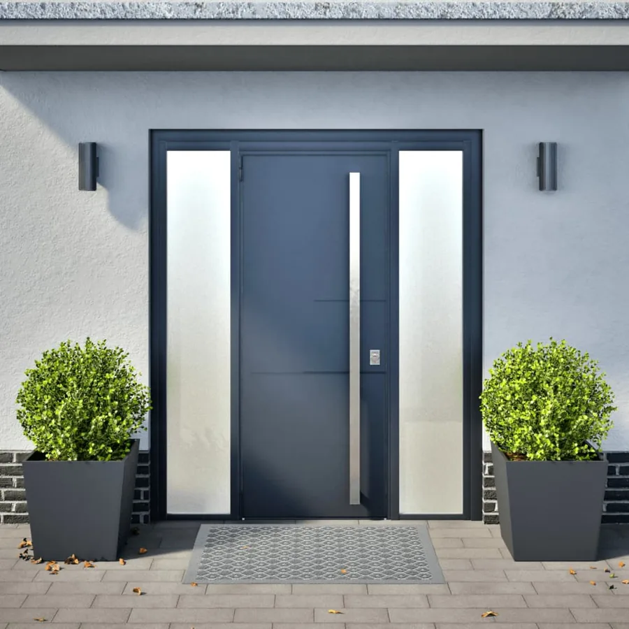 Jardinières 2 pcs anthracite 50x50x50 cm acier - 3