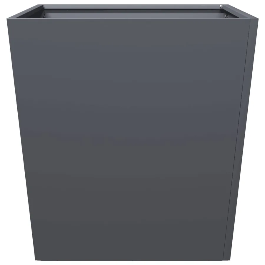 Jardinières 2 pcs anthracite 50x50x50 cm acier - 7