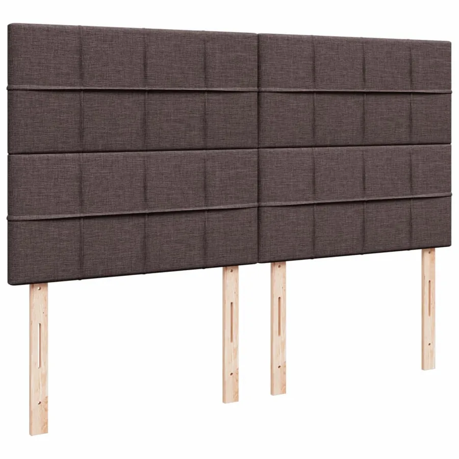 Sommier à lattes de lit avec matelas Marron foncé 200x200 cm - 7