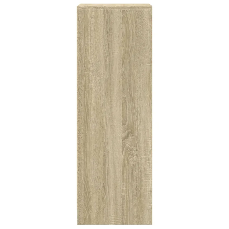 Buffet avec LED chêne sonoma 42,5x34x100 cm bois d'ingénierie - 8