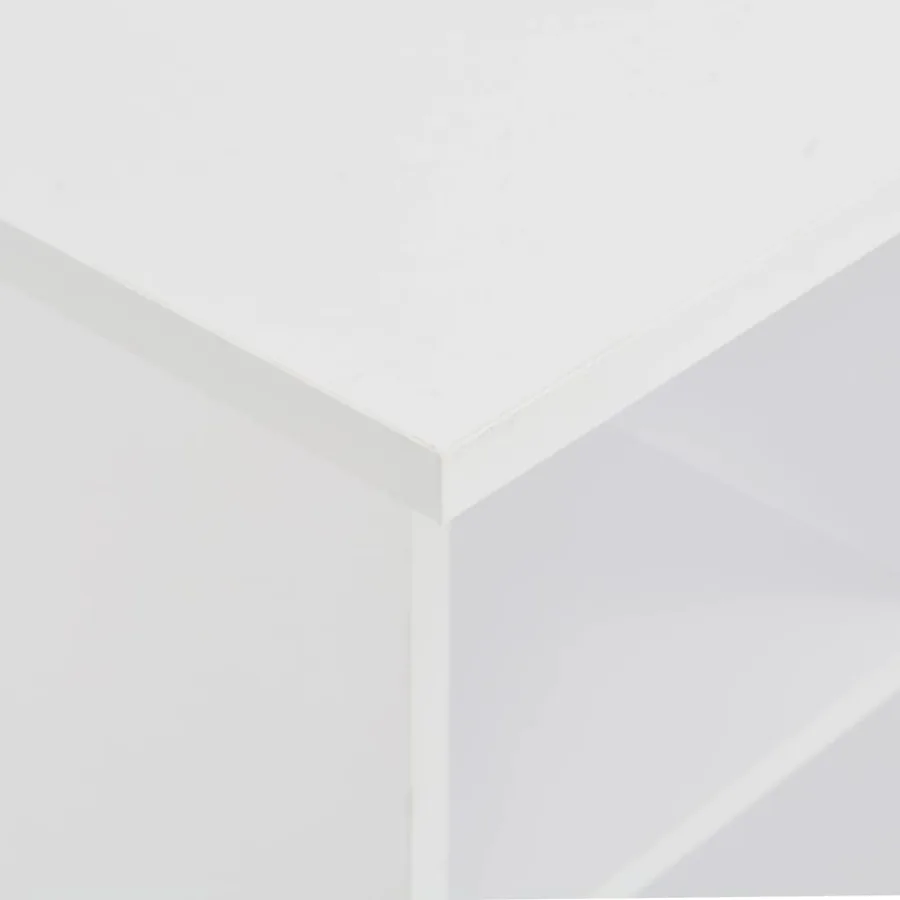 Table de bar Blanc 60x60x110 cm - 4