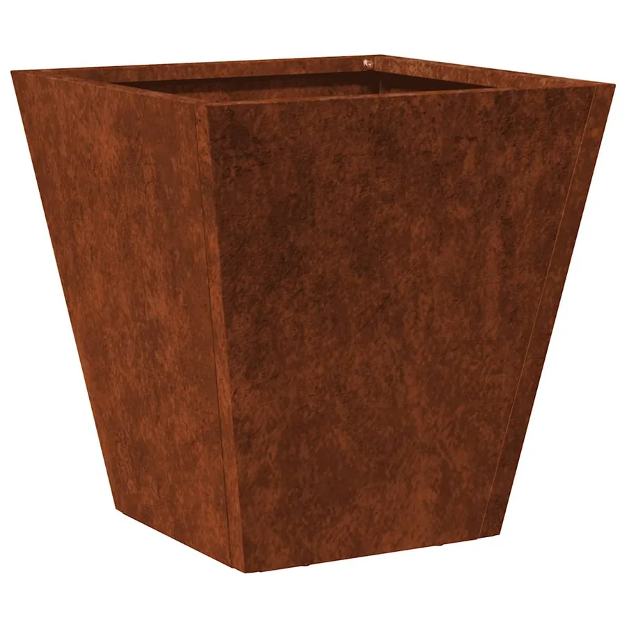 Jardinière 30x30x30 cm acier résistant aux intempéries - 5