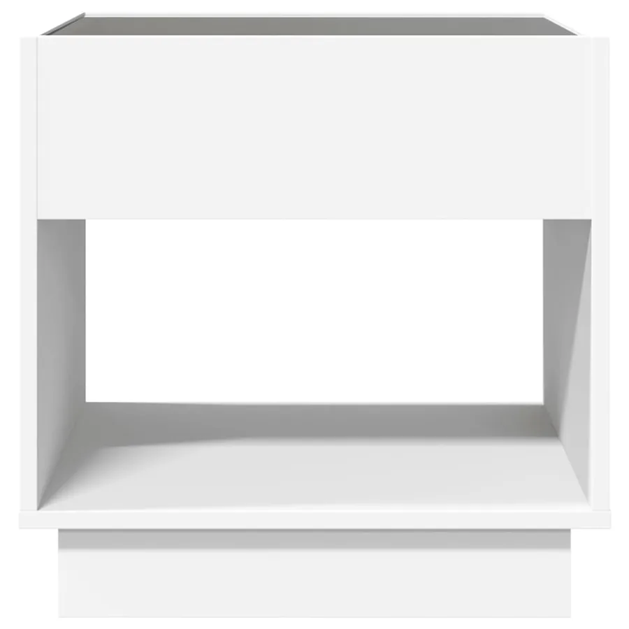 Table basse avec LED infini blanc 50x50x50 cm - 6