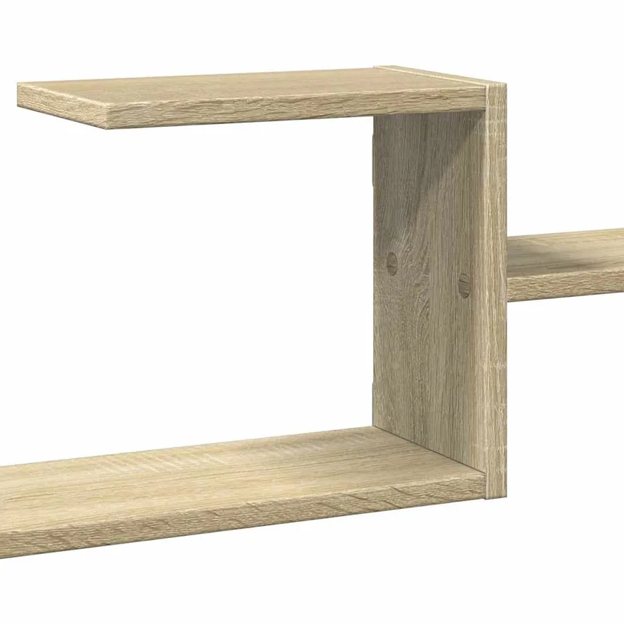 Étagère murale chêne sonoma 104x15x49 cm bois d'ingénierie - 8