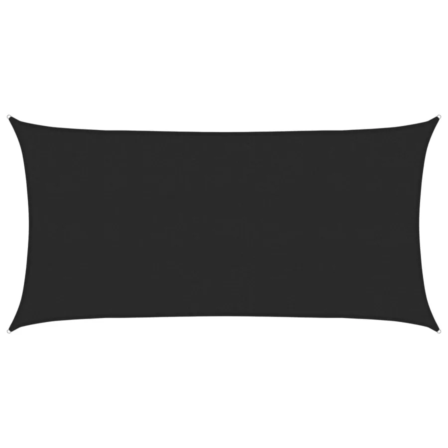 Voile d'ombrage 160 g/m² Noir 2,5x5 m PEHD - 2