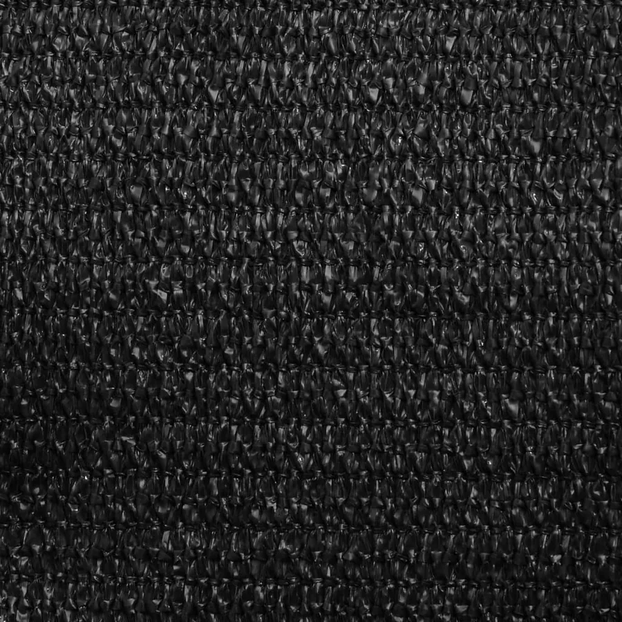 Voile d'ombrage 160 g/m² Noir 2,5x5 m PEHD - 9