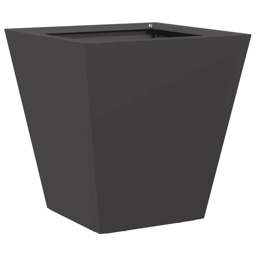 Jardinière noir 30x30x30 cm acier - 2