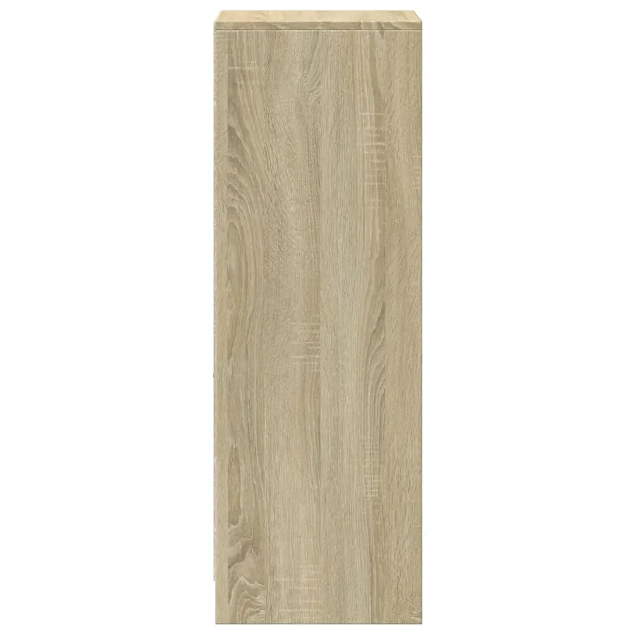 Buffet avec LED chêne sonoma 38x34x100 cm bois d'ingénierie - 7