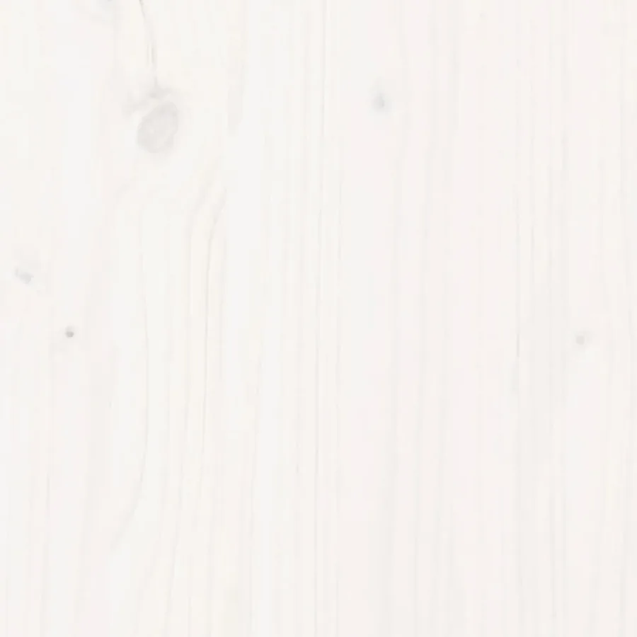 Lit superposé triple blanc 200x200/80x200 cm bois de pin massif - 9