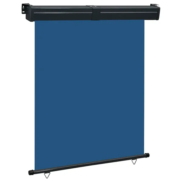 Auvent latéral de balcon 145x250 cm Bleu