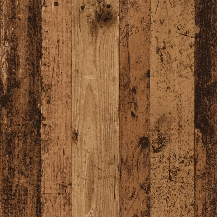 Ensemble table à manger et bancs 3 pcs bois d'ingénierie - 9