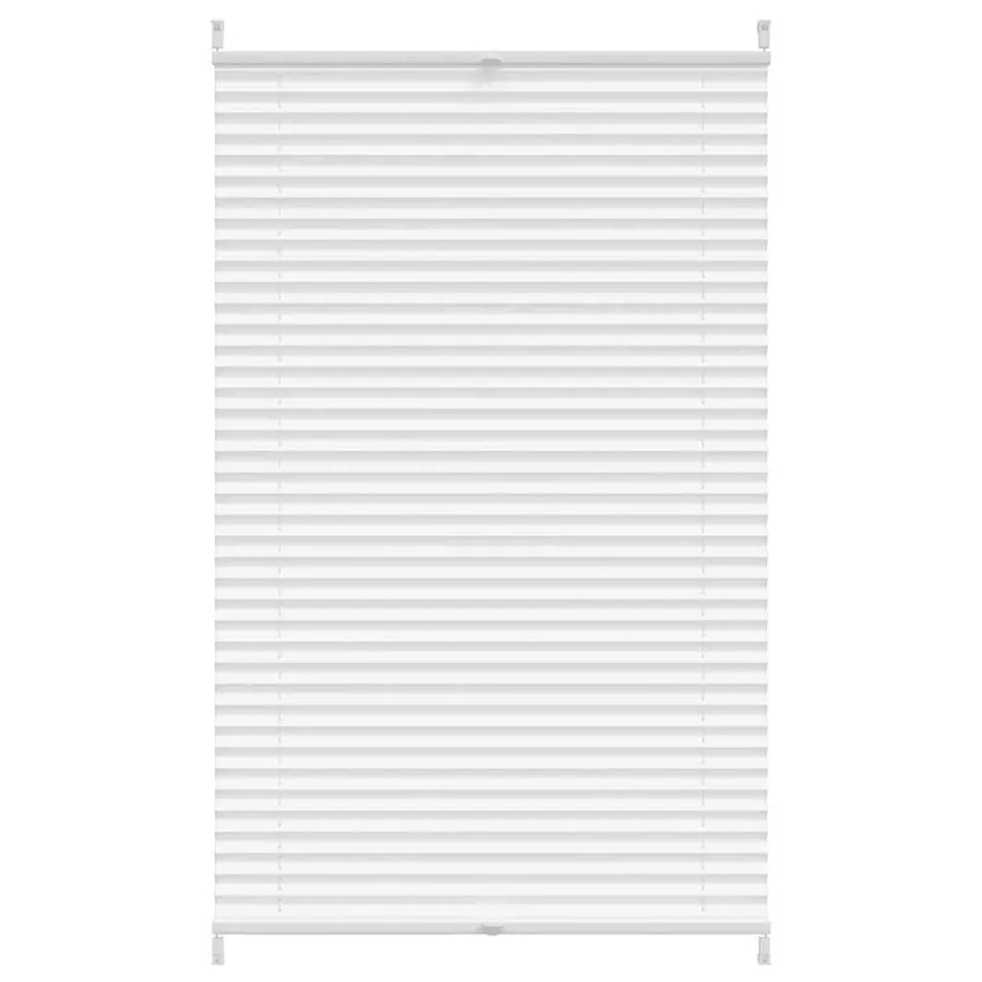Store plissé 70x125 cm Blanc - 2