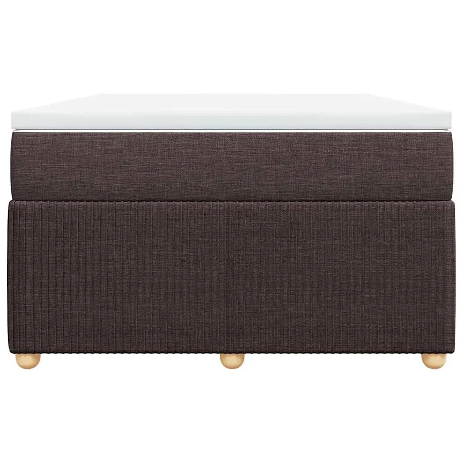 Sommier à lattes de lit avec matelas Marron foncé 120x200 cm - 4