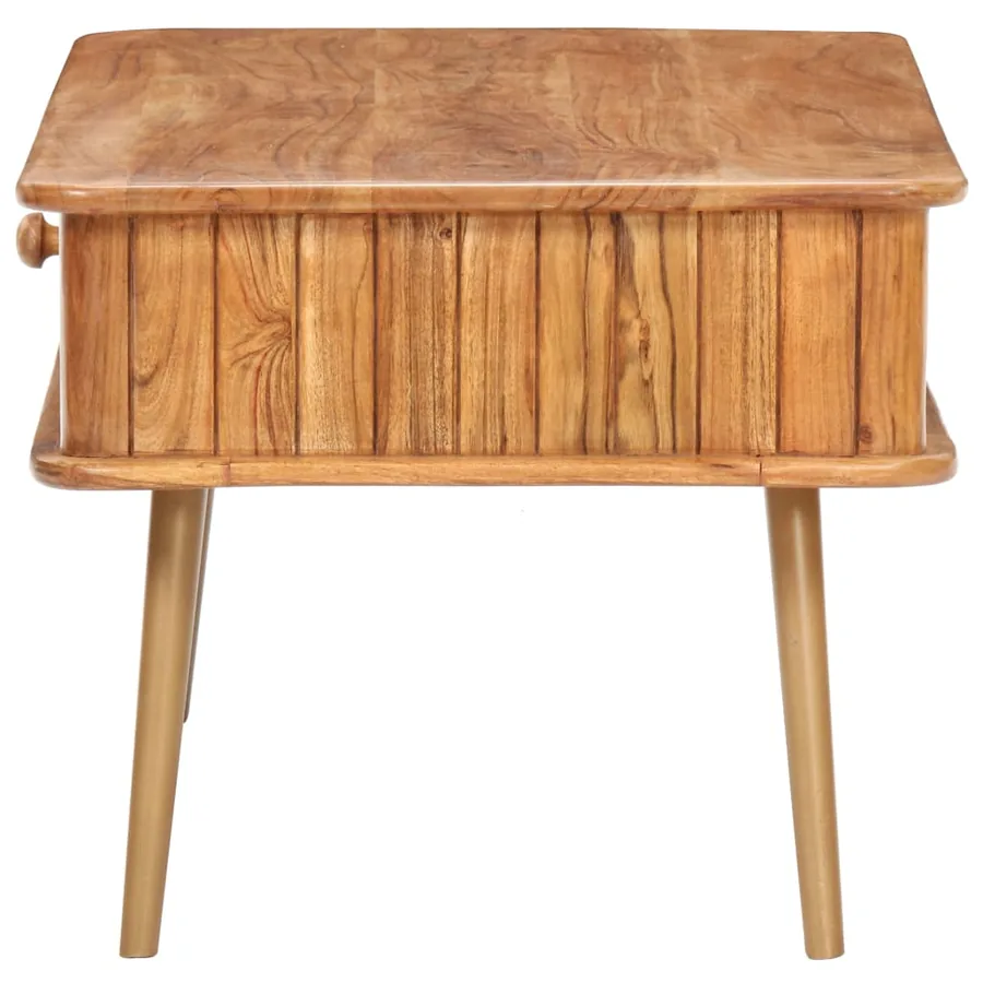 Table basse 100x50x40 cm Bois d'acacia massif - 4