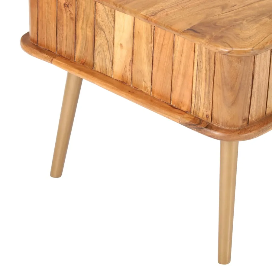 Table basse 100x50x40 cm Bois d'acacia massif - 7