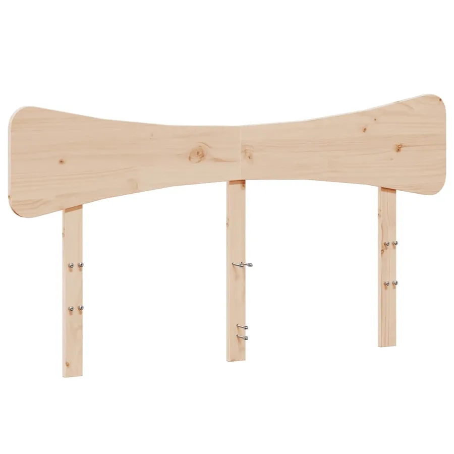Cadre de lit sans matelas 120x200 cm bois de pin massif - 6