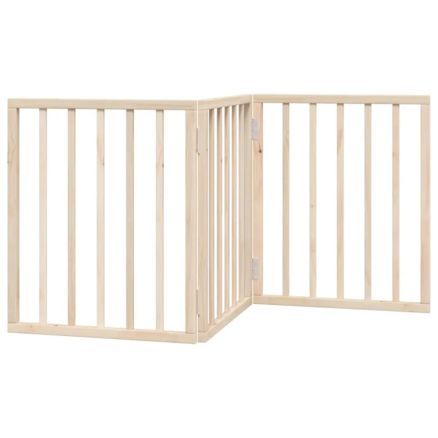 Barrière pour chien pliable à 3 panneaux 150 cm Bois de peuplier - 2