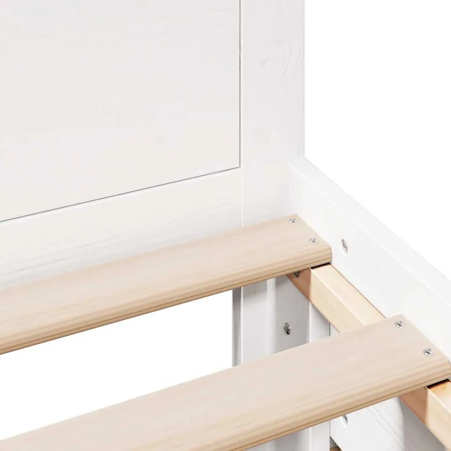 Cadre de lit sans matelas avec tête de lit 90x190 cm pin massif - 11