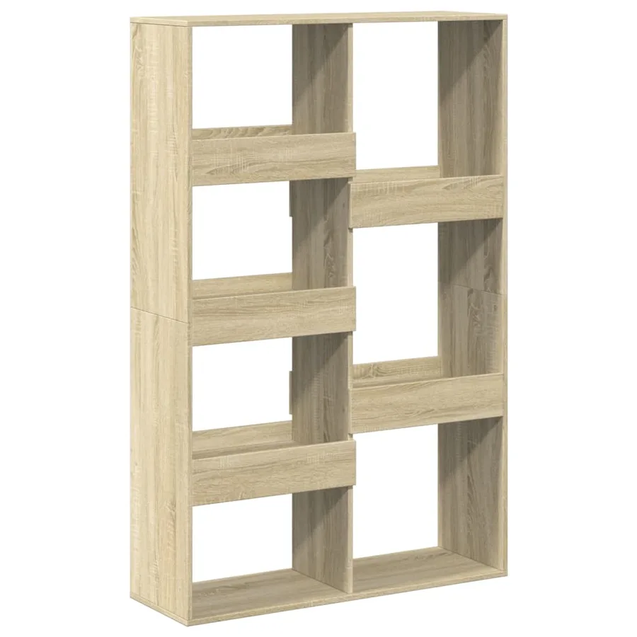 Bibliothèque chêne sonoma 100x33x155,5 cm bois d'ingénierie - 2
