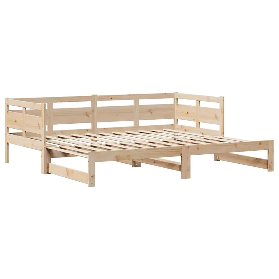 Lit de jour avec gigogne et tiroirs sans matelas 90x190 cm - 5