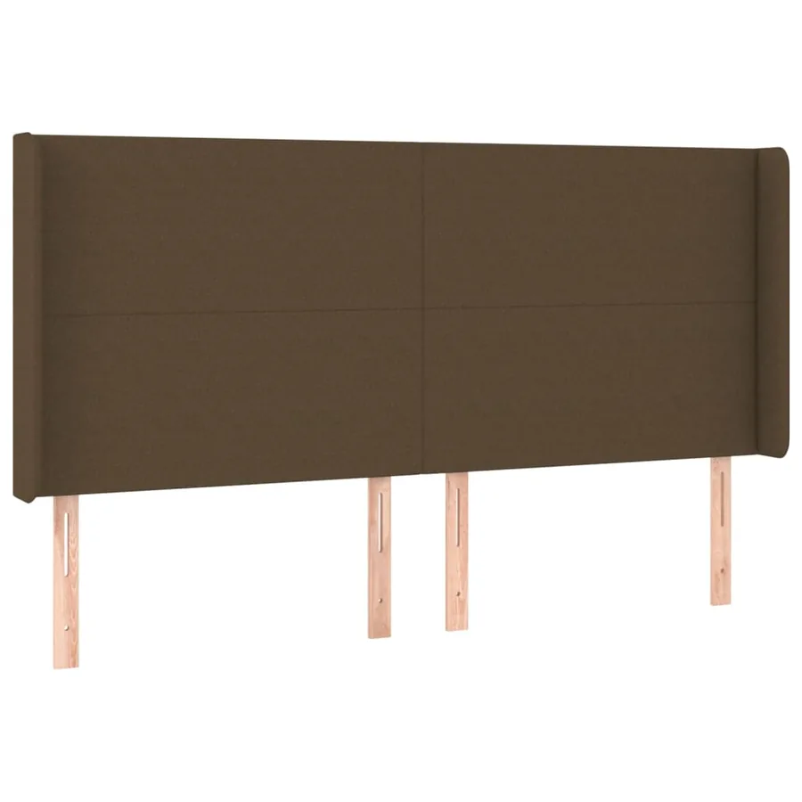 Sommier à lattes de lit avec matelas Marron foncé 180x200 cm - 6