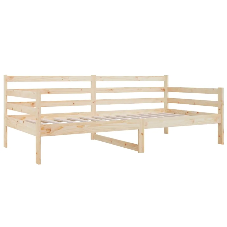 Lit de jour sans matelas 80x200 cm bois de pin massif - 5