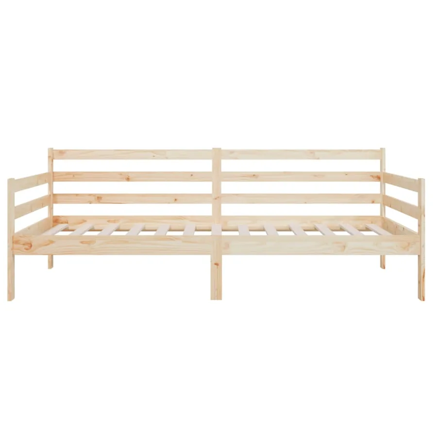 Lit de jour sans matelas 80x200 cm bois de pin massif - 6