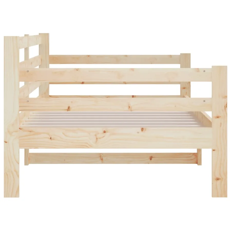 Lit de jour sans matelas 80x200 cm bois de pin massif - 7