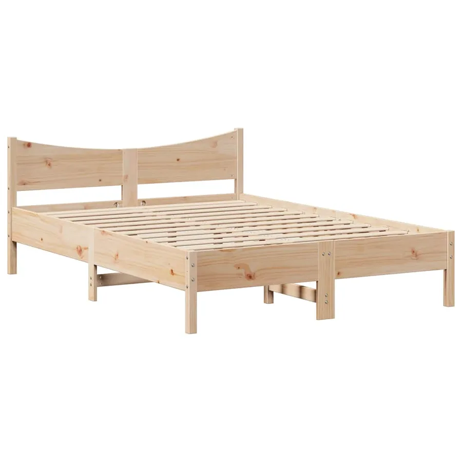 Cadre de lit avec tiroirs 140x200 cm bois de pin massif - 5